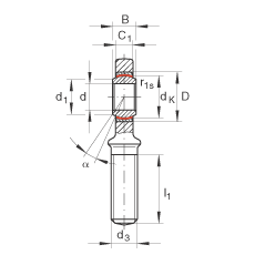 US GAL80-UK-2RS,  DIN ISO 12 240-4 ˜ʣݼySoɂȴܷ