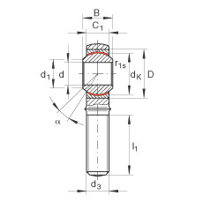 US GAKL16-PW,  DIN ISO 12 240-4 ˜ʣݼySo