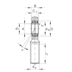 US GAR50-DO-2RS,  DIN ISO 12 240-4 ˜ʣݼySoɂȴܷ