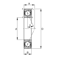 SS B7000-E-2RSD-T-P4S, {Ɍb|  = 25㣬ɂȴܷ⣬ǽ|ƹ