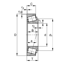 AFLS T2EE040,  DIN ISO 355 ˜ʵҪߴɷx{Ɍ
