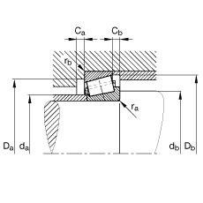 AFLS T2EE040,  DIN ISO 355 ˜ʵҪߴɷx{Ɍ