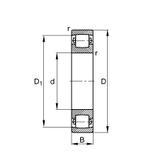 ΝLS 20320-MB,  DIN 635-1 ˜ʵҪߴ