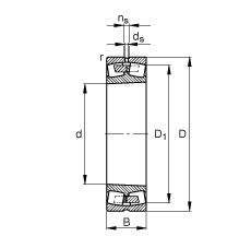 {ĝLS 23964-K-MB,  DIN 635-2 ˜ʵҪߴ, FףF 1:12